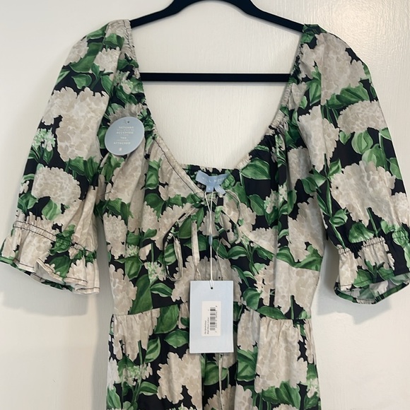 HILL HOUSE HOME Ophelia Dress in Night Bloom - Picture 3 of 4